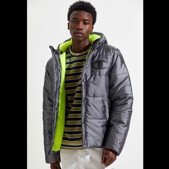 Champion Other - Champion UO Exclusive Iridescent Puffer Jacket NWT  Size Large